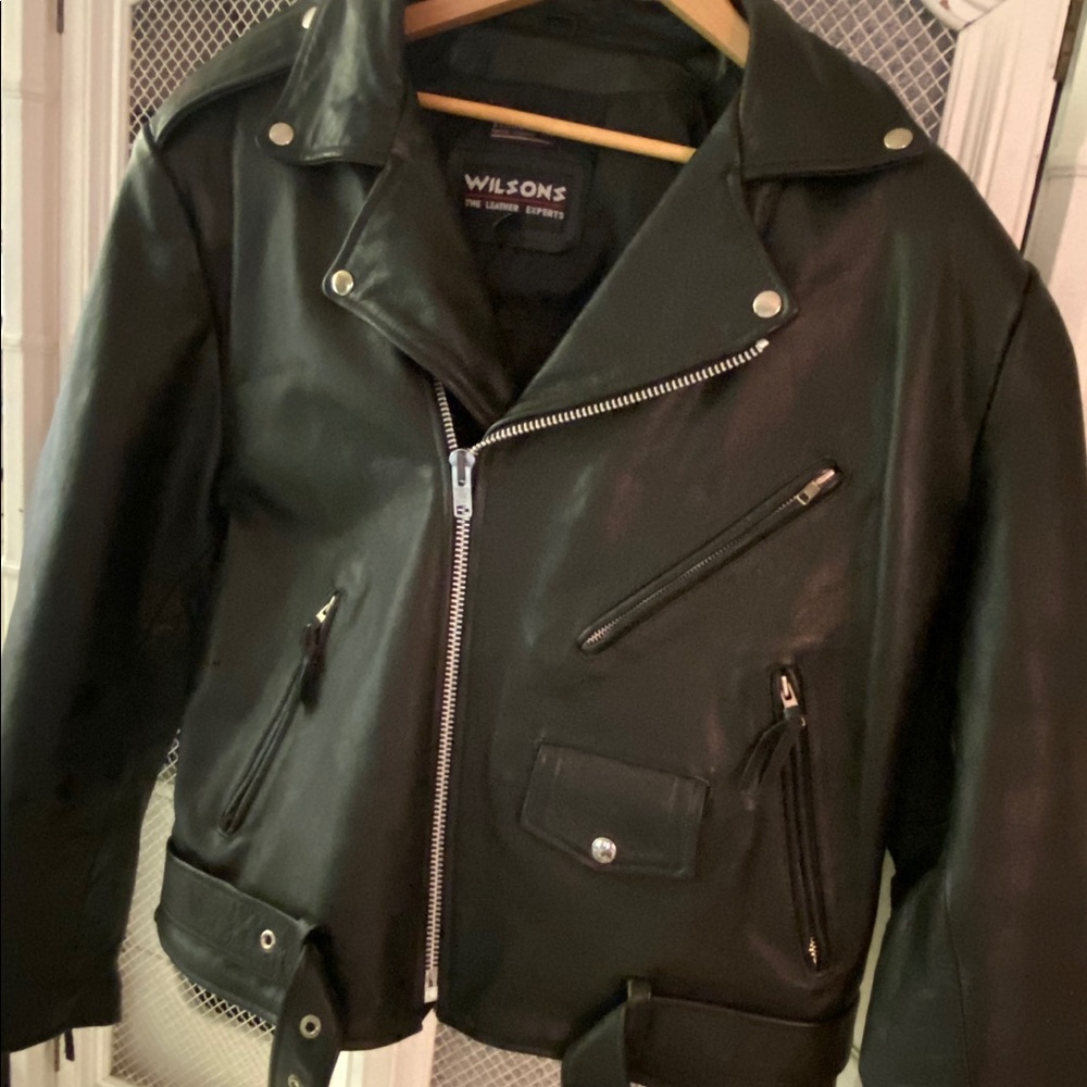 Wilson’s Leather Moto Biker Jacket